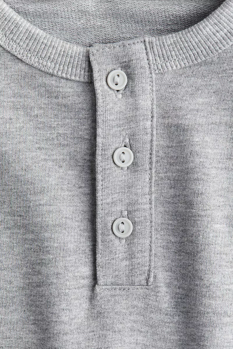 Cotton Henley T-shirt