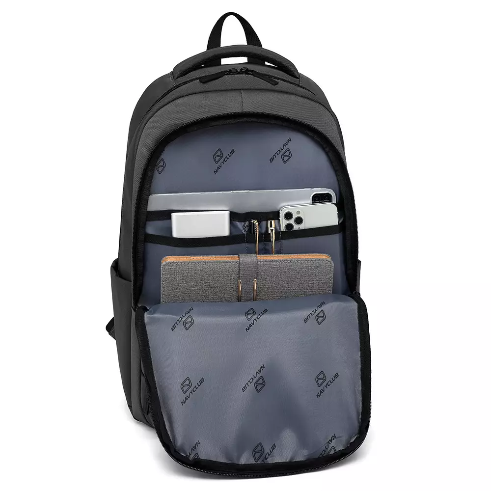 Navy Club Tas Ransel Laptop HFIH - Backpack Daypack Up to 14 Inch Tas Pria Wanita