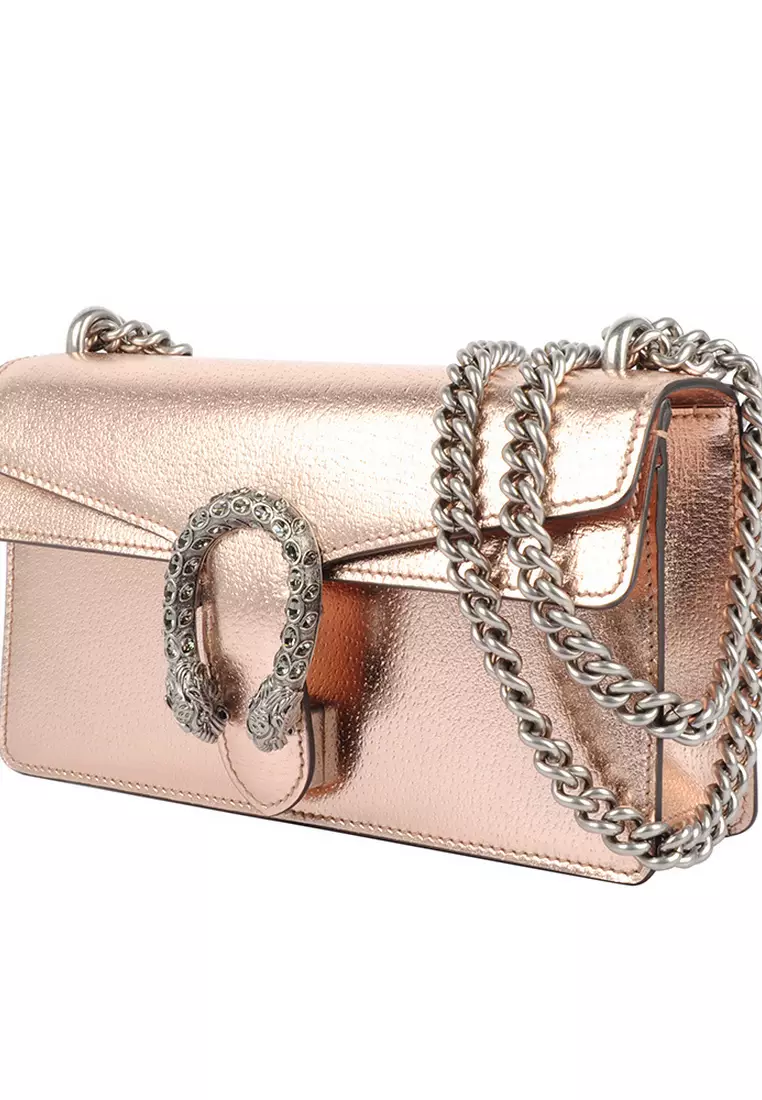 Dionysus Gg Crossbody Bag for Women in Gold