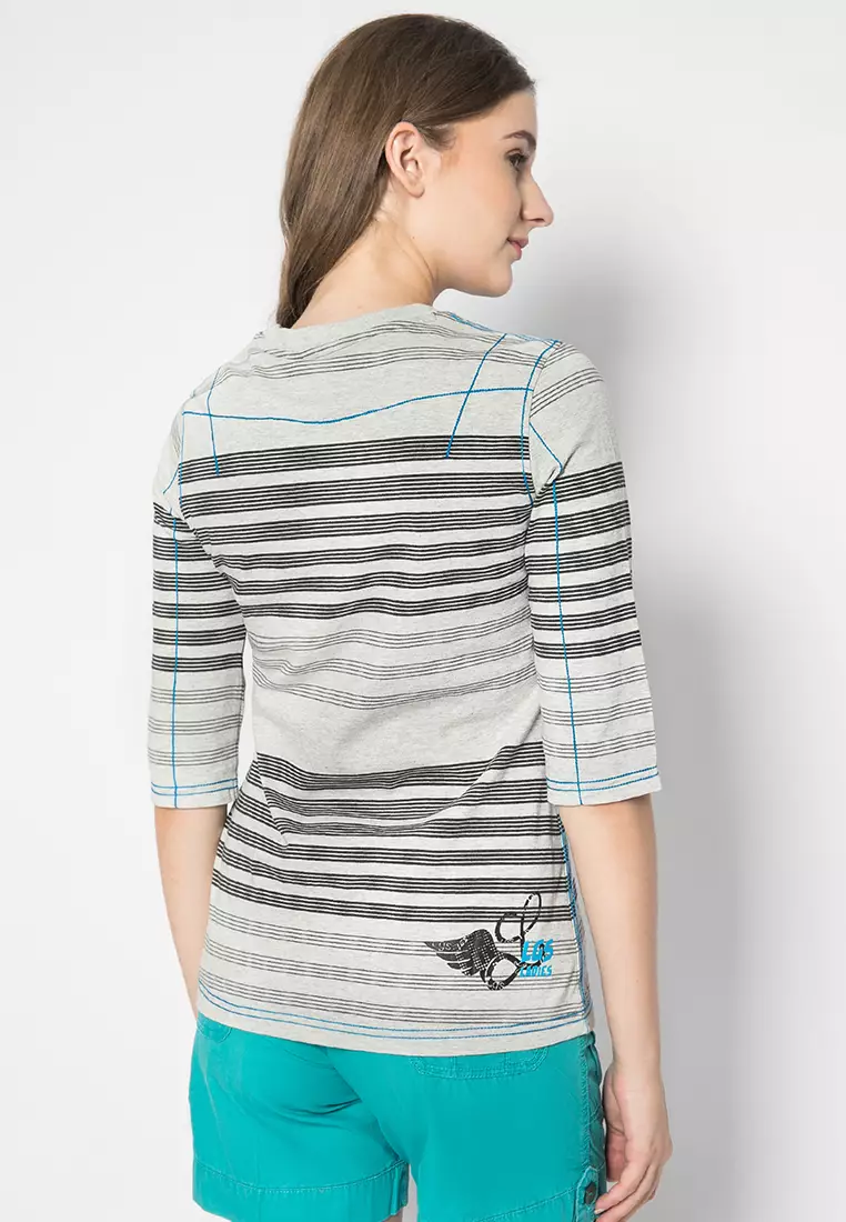 LGS - Kaos Wanita - Lengan Panjang - Warna Putih - LTS.520.T802M.090.C L/S