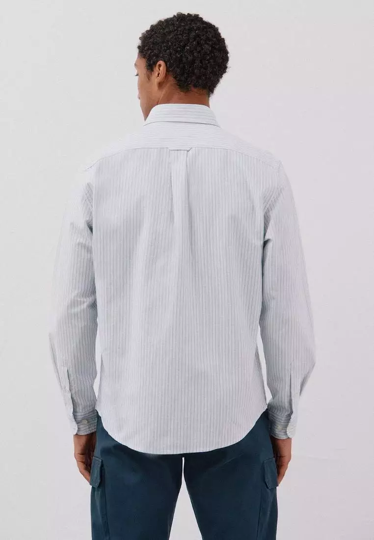 Striped oxford shirt