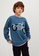 MANGO KIDS blue Textured Cotton-Blend Sweatshirt 9A877KA7E6DB22GS_5