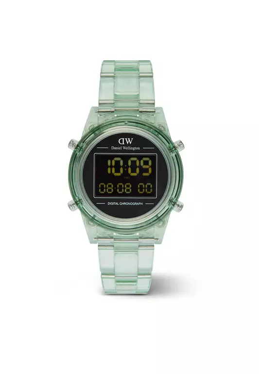 Retro Digital 36mm Light Green - Unisex Watch for women and men Digital movement watch DW Official Authentic Original