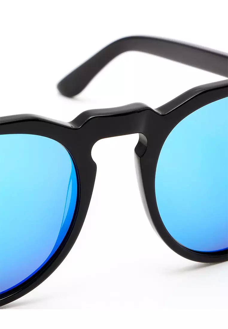 HAWKERS Diamond Black Clear Blue WARWICK X Sunglasses for Men and Women. Official Product Designed in Spain