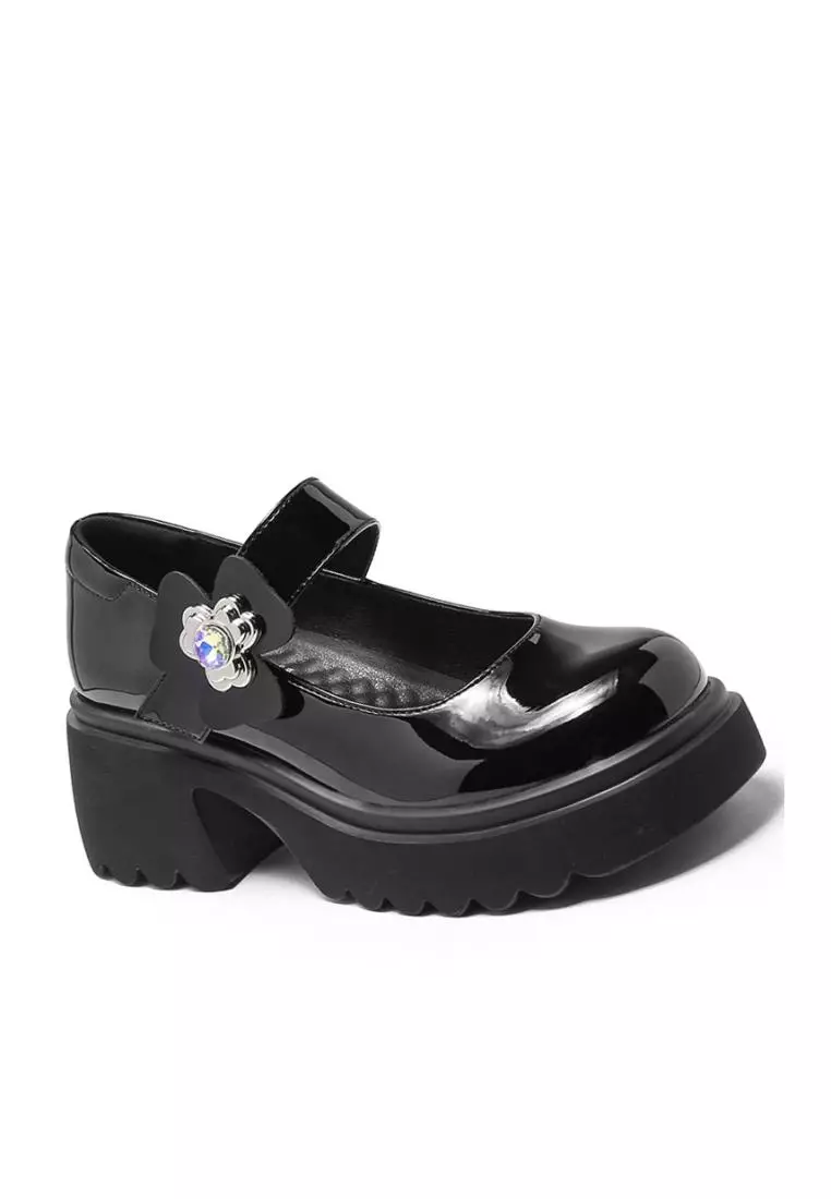 Girly Leather Mary Jane Shoes MZ0623