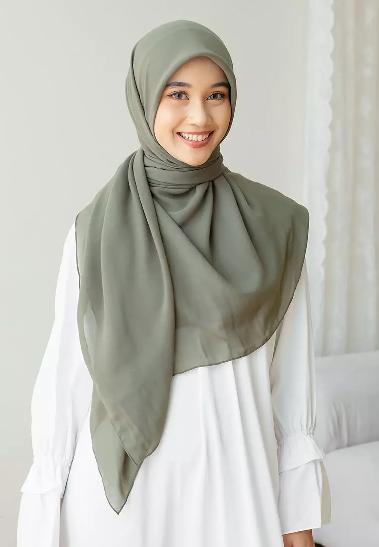 Mima Square Syari Moss Green