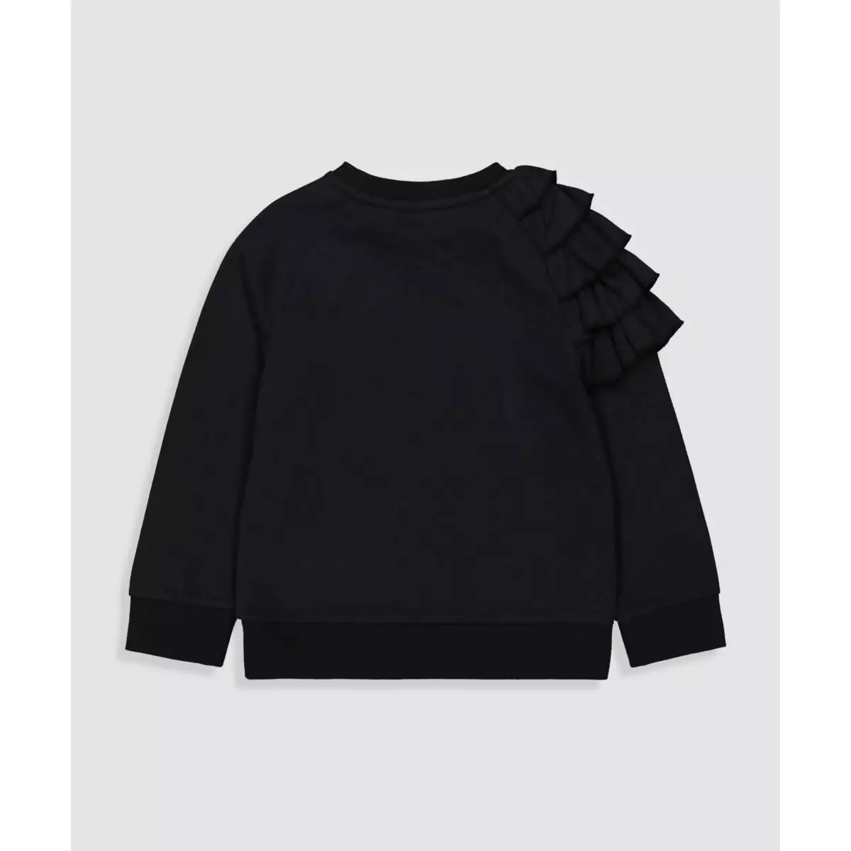 Mothercare My K Iconic Frill Sweat Top - Sweater Anak Perempuan (Hitam)