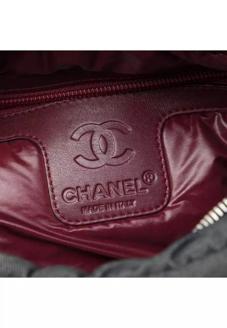 Pre-Loved Chanel Small Quilted Denim Coco Cocoon Messenger Bag