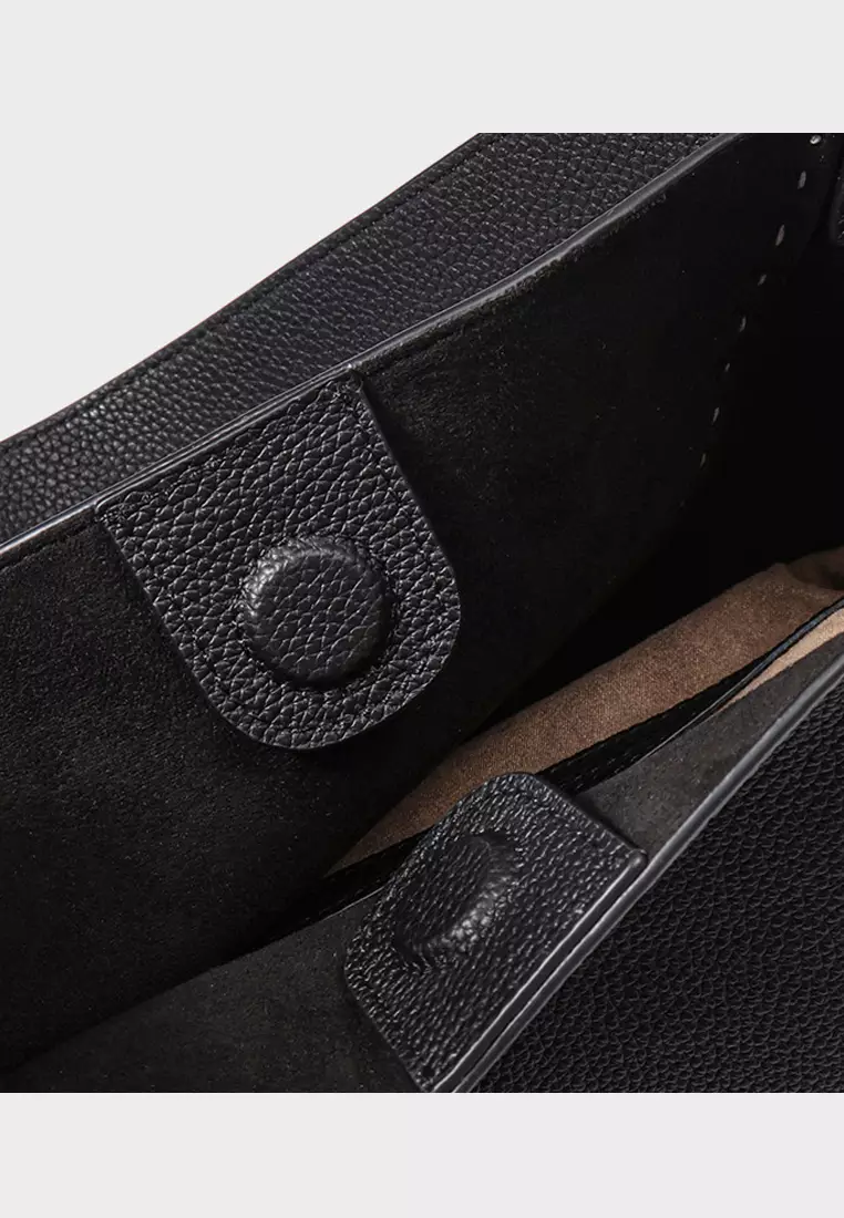 ‌Full-Grain Leather Commuter Tote Bag DL2506