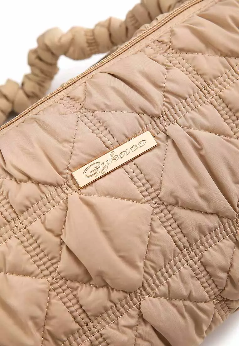 GYKACO KYUMI Khaki - Tas Wanita Sling Bag - Fashion Top Handle Bag (Import)