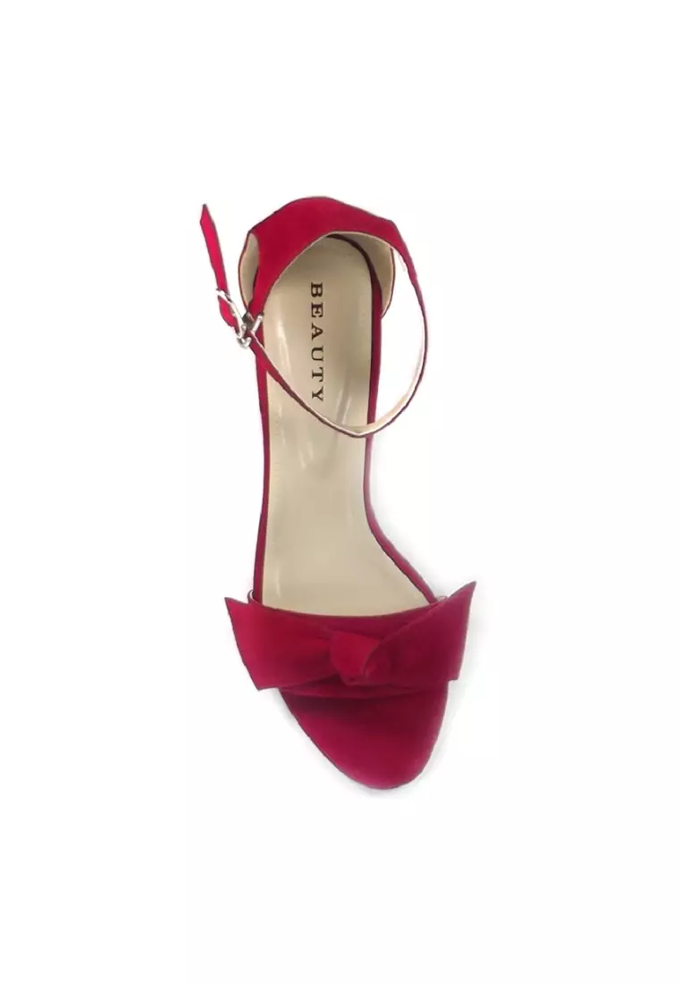 Jual Beauty Shoes Beauty Shoes 1432 Heels Red Original 2024 ZALORA