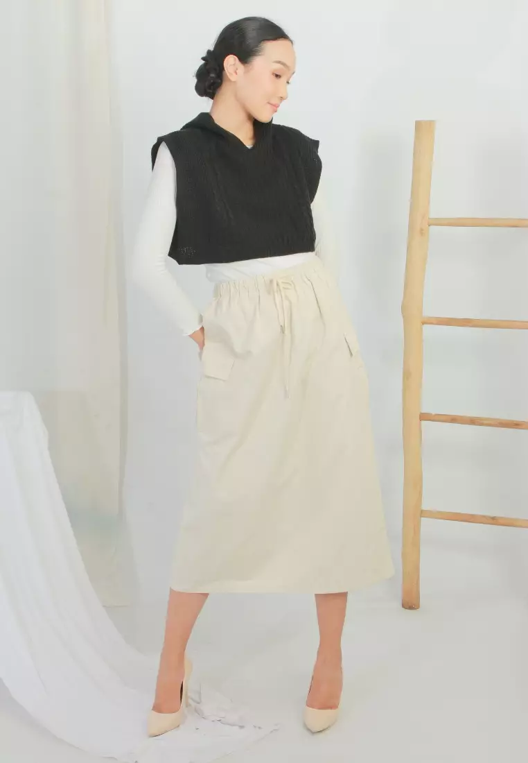 Chylla Knit Blouse in Black