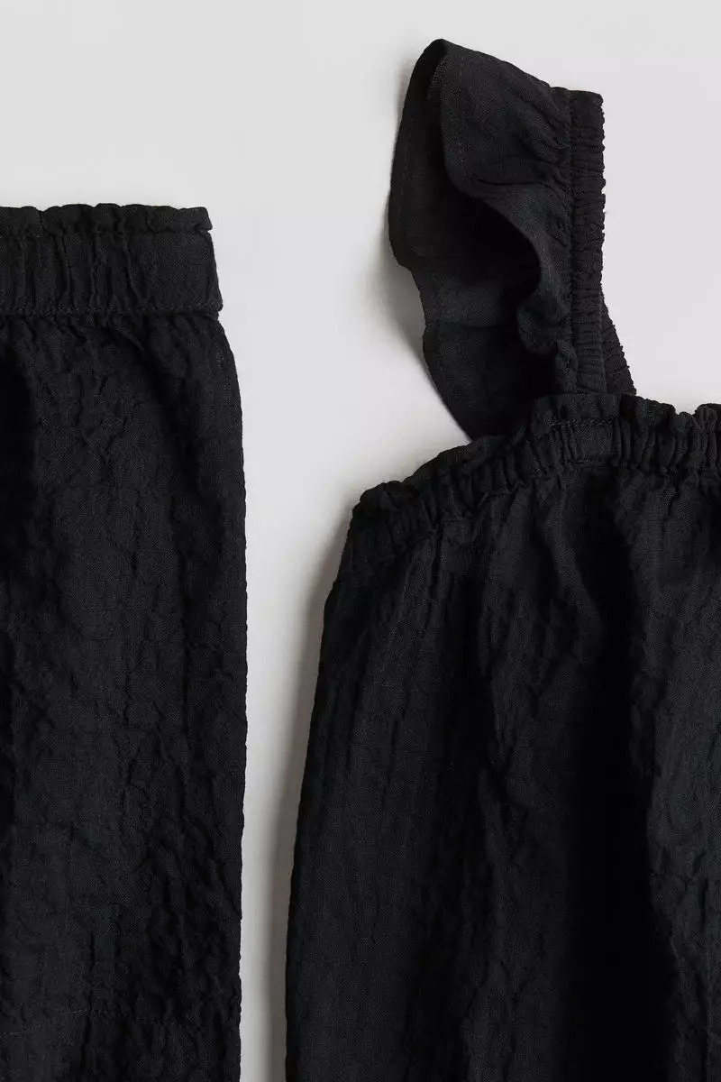 2-piece crinkled cotton set