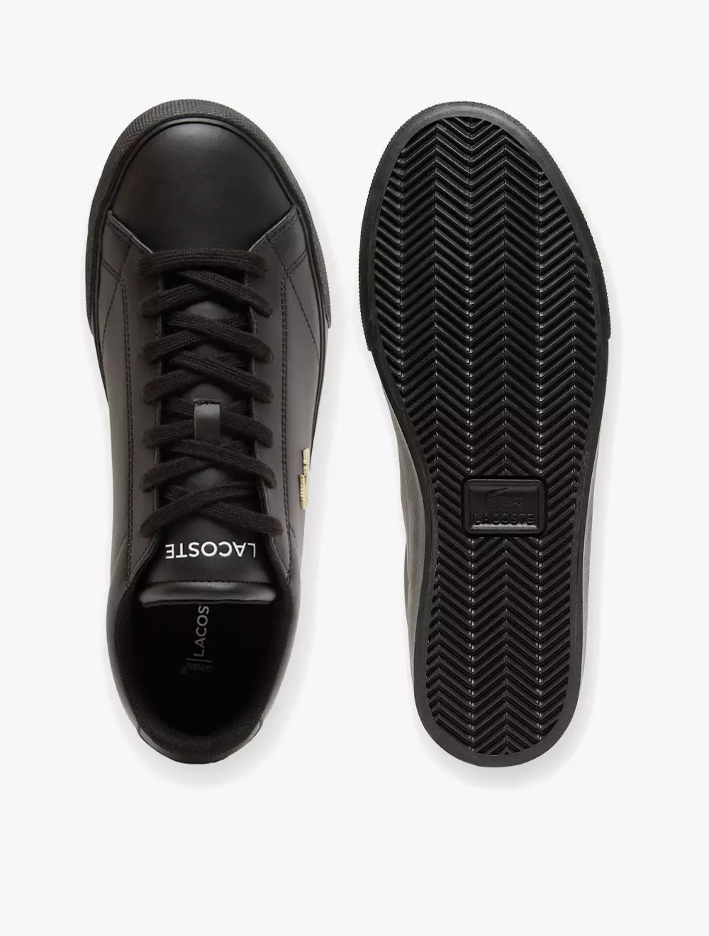 Men's Lerond Set Leather Sneakers - Black