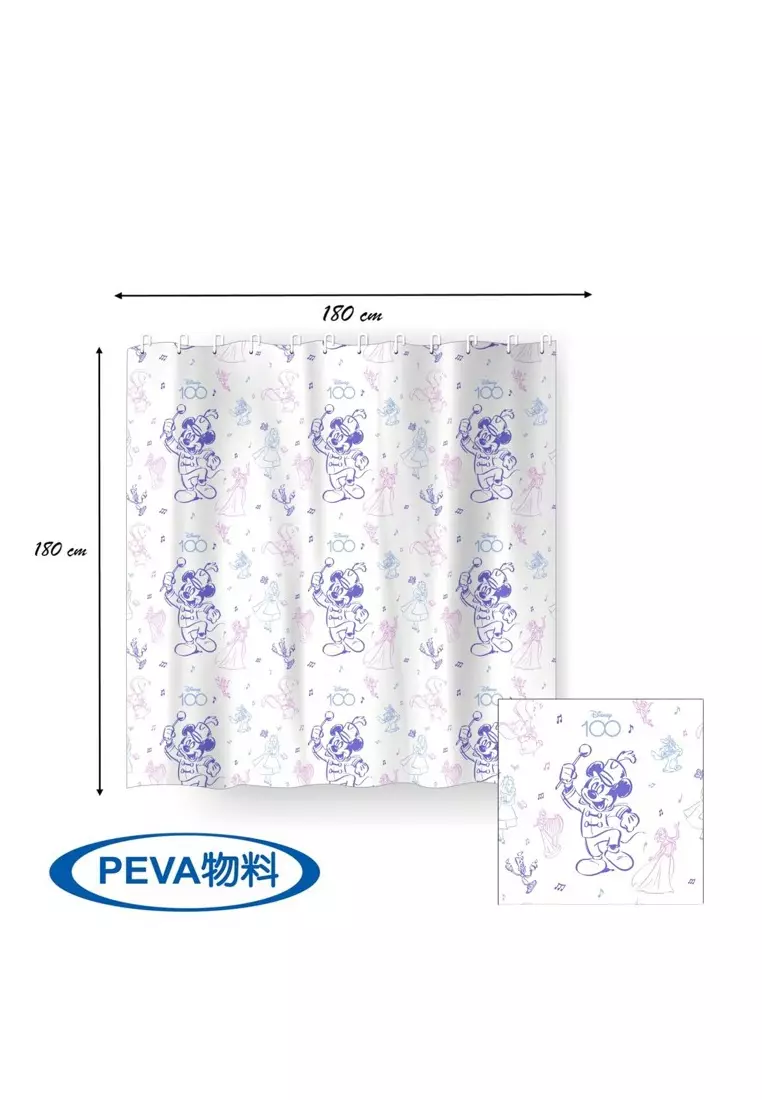 Mickey Mouse Disney Mickey Shower Curtains Disney 100th Anniversary   Mickey Mouse 5113 2837846 2 