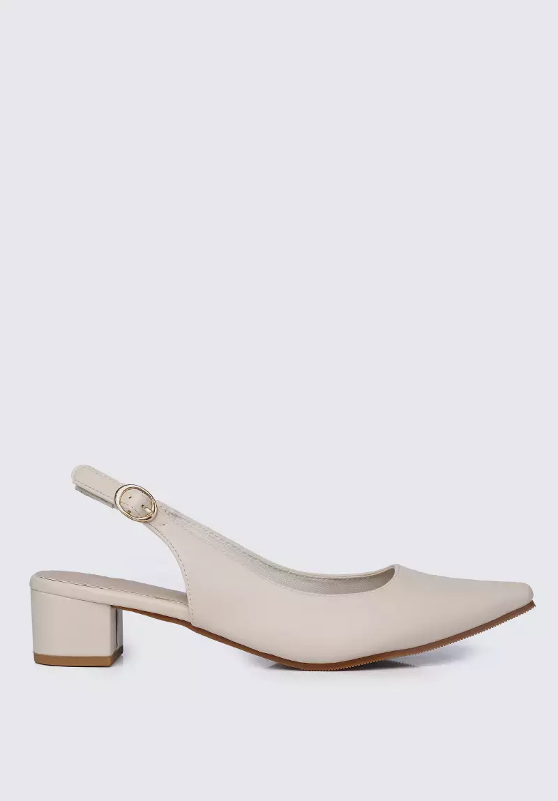 Discount on My Ballerine  shoes - SKU: My Ballerine - Valerie Comfy Heels In Beige