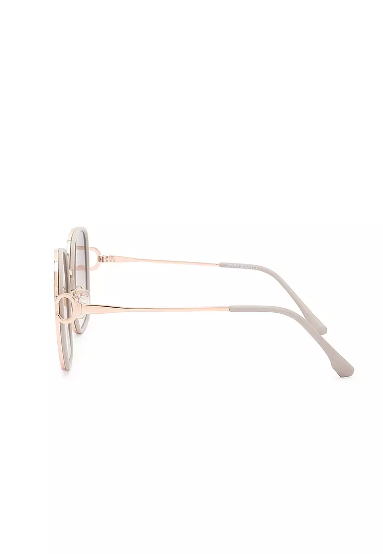 Unisex Fashion Sunglasses (Kacamata Hitam) - Abu-Abu / Cokelat