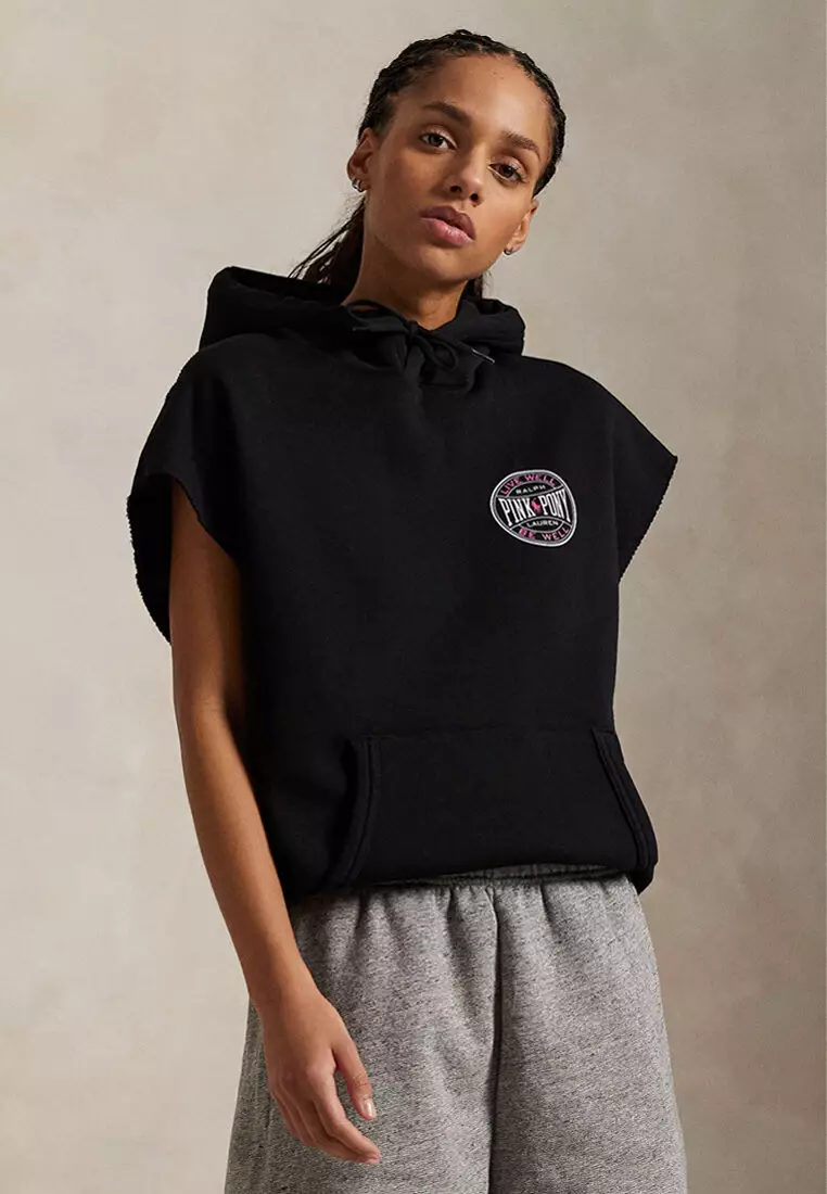 Buy Polo Ralph Lauren Pink Pony Sleeveless Hoodie 2025