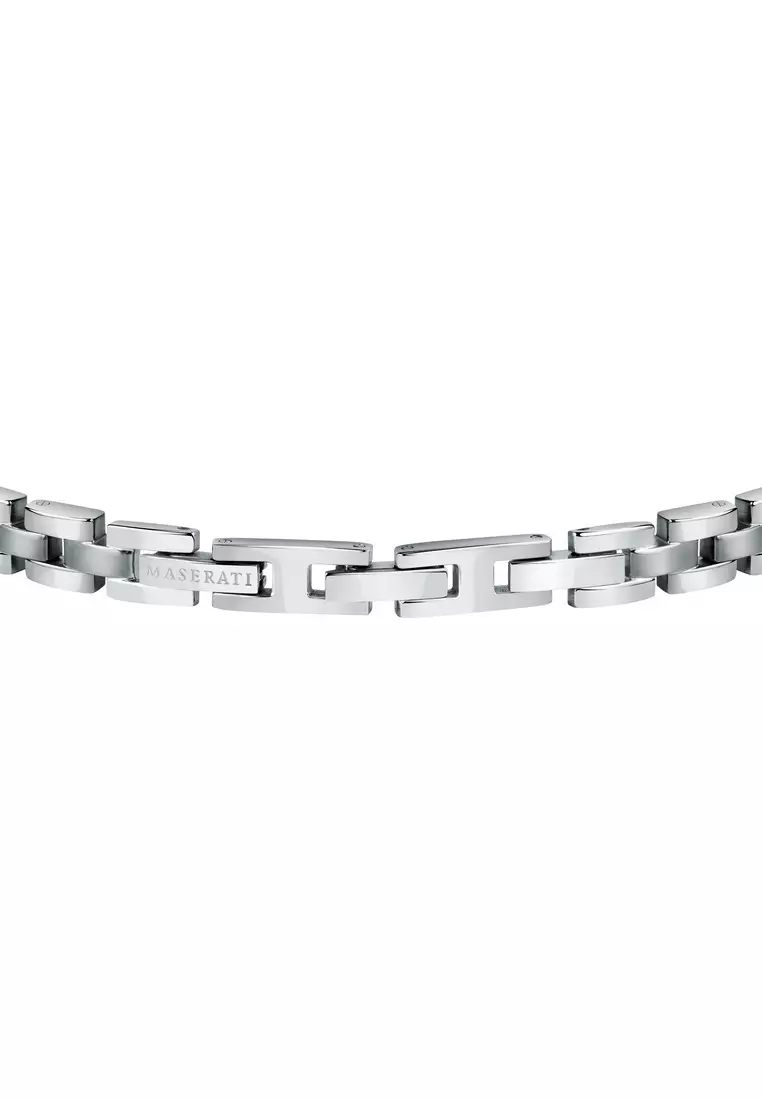 Maserati Jewels 220mm Men's Stainless Steel Bracelet JM221ATY04 (Adjustable)