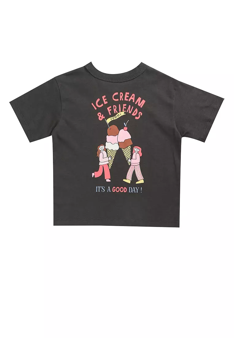 Poppy Oversized Graphic Print Tee