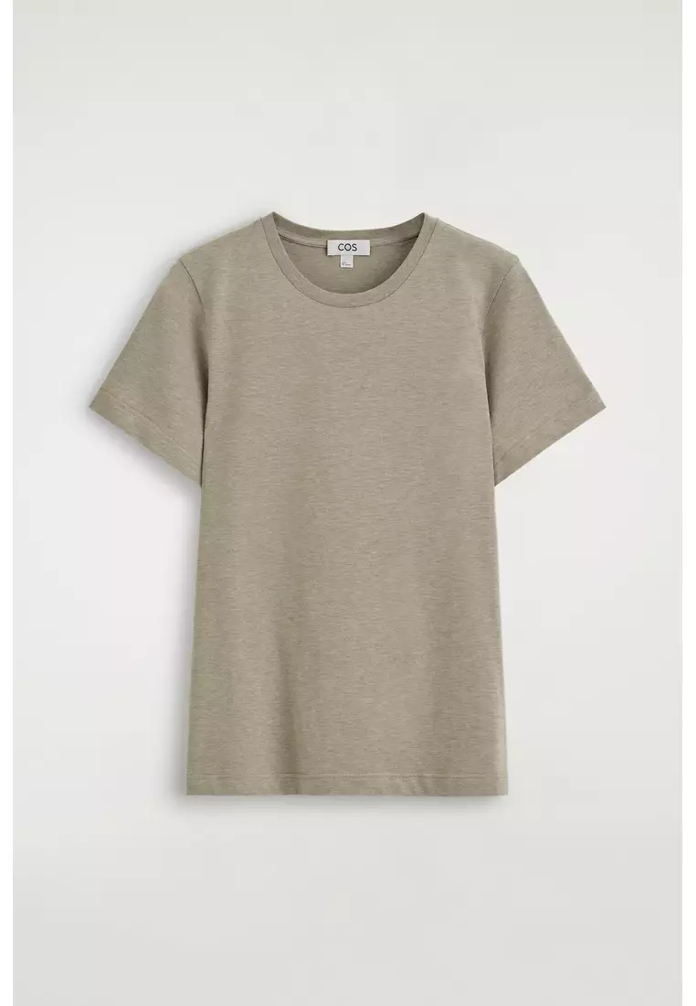 COTTON CREW-NECK T-SHIRT