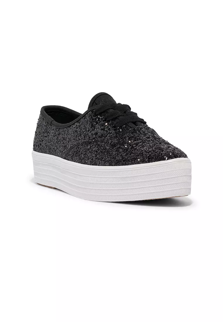 Womens' Point Glitter Cel Black (WF68126)