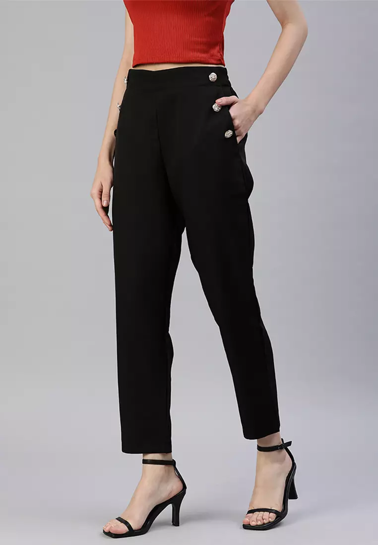 Casual straight leg on sale pants