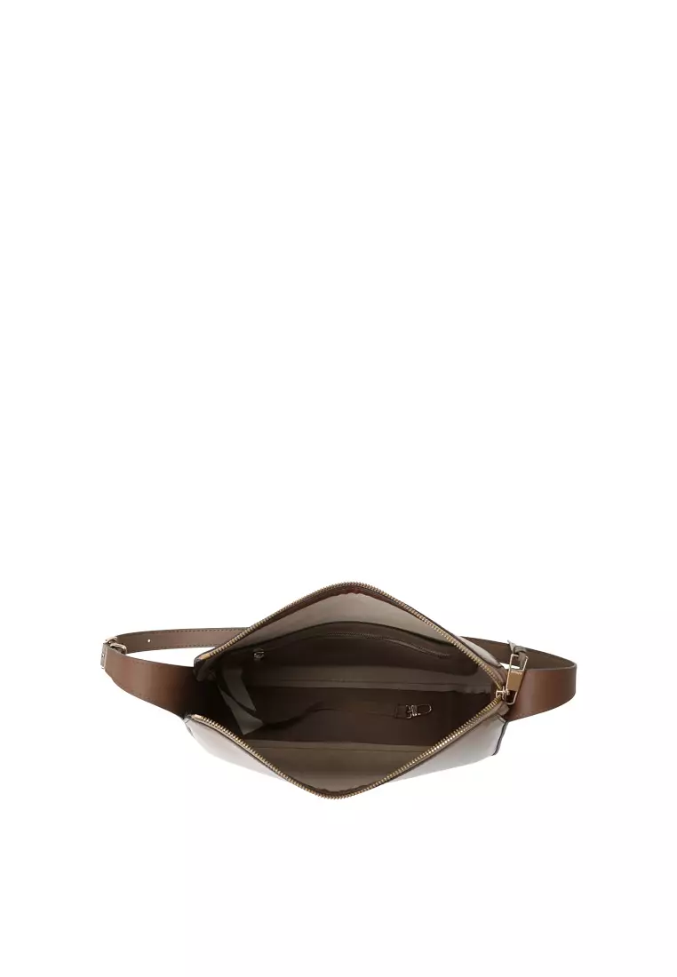 KELLY Baguette Bag - Dark Almond