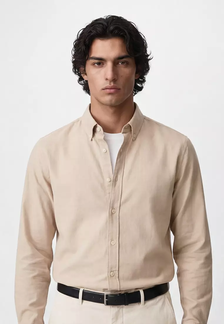 Oxford Shirt Regular Fit Khaki