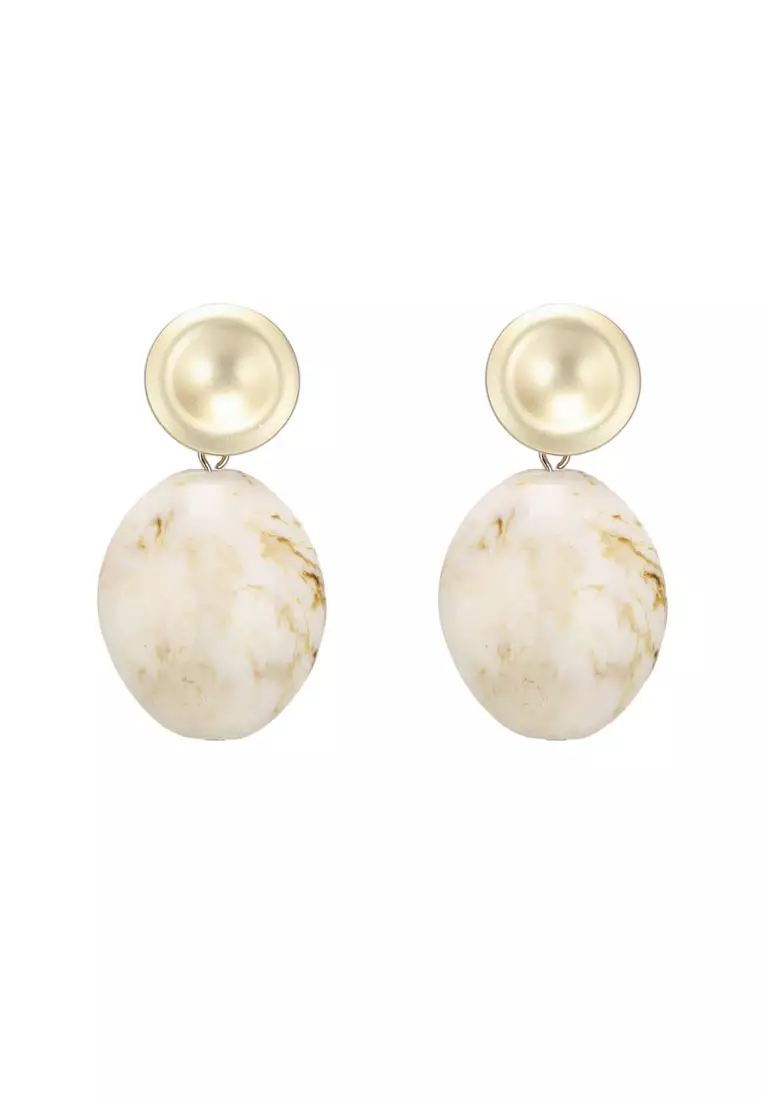 Resin best sale drop earrings