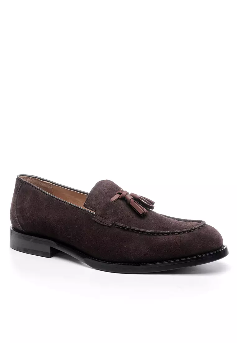 Suede Leather Tassel loafers MK5060-1