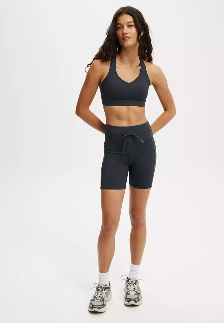 Plus size cotton bike shorts top