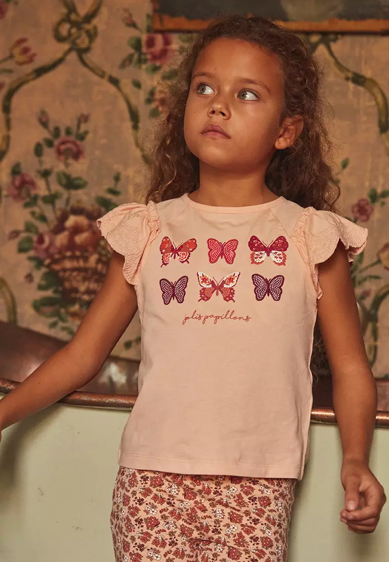 Pink Butterfly T-Shirt