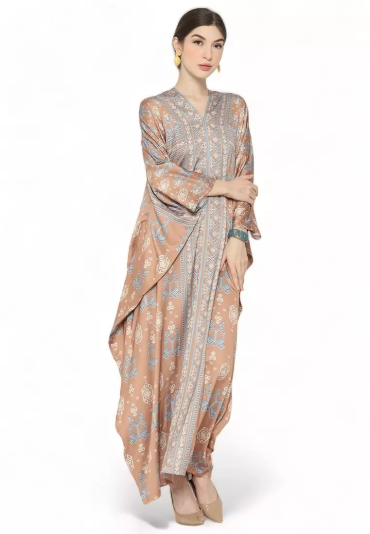 Kanzi Exclusive Long Sleeve Songket Kaftan