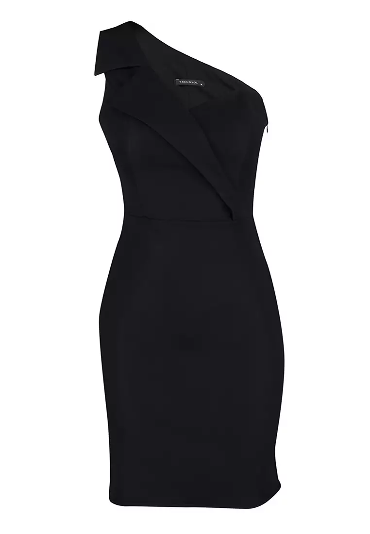 Buy Trendyol One Shoulder Dress Online | ZALORA Malaysia