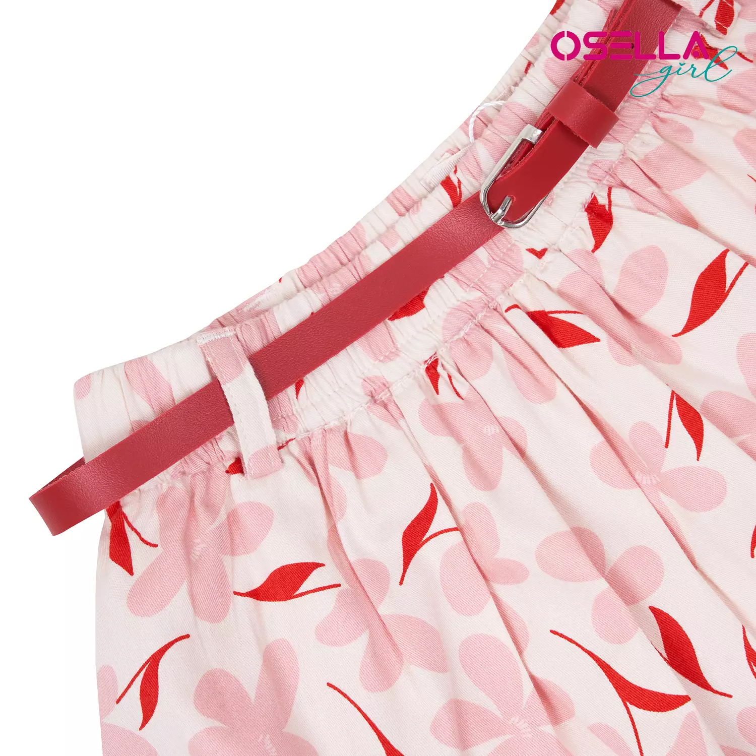 [NEW] Osella Leila Floral Pattern Mini Skirt In Pink 2386500113 | Rok Anak Perempuan