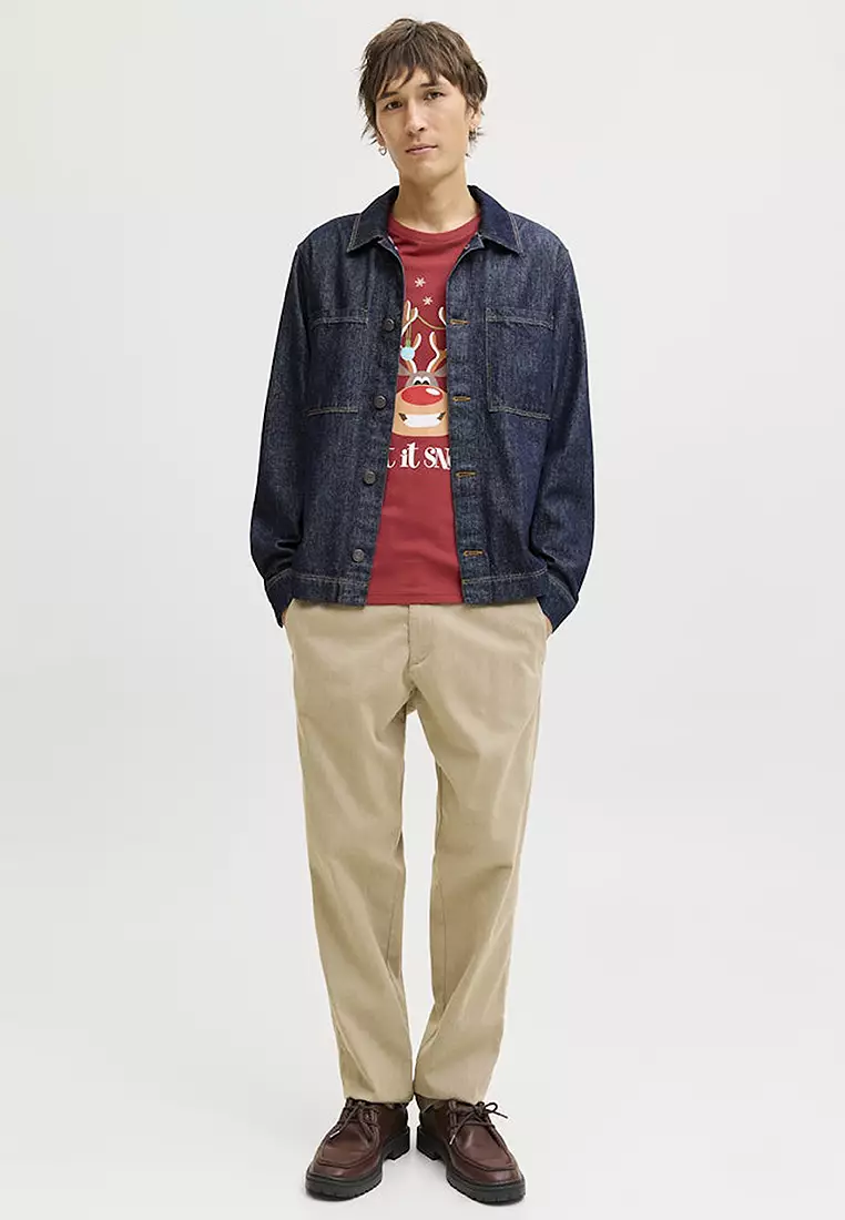 Christmas Short Sleeves Crew Neck Tee