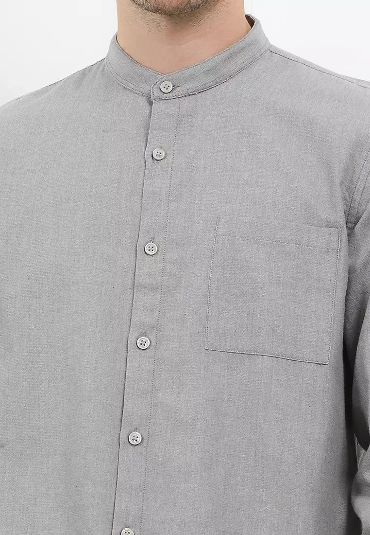 AS Kemeja Koko Lengan Panjang