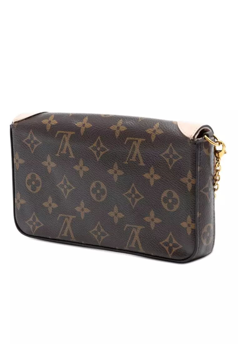 Pre-Loved Louis Vuitton Monogram Pochette Felicie Valentine Dog