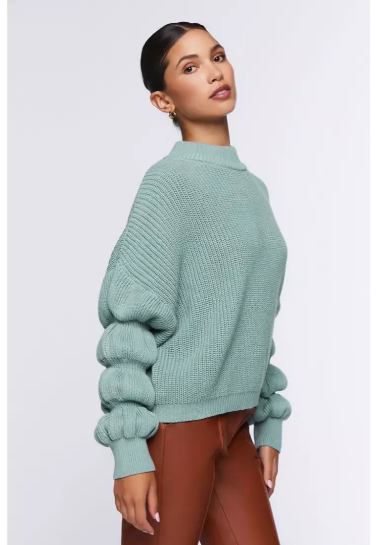 Buy FOREVER 21 Tiered Mock Neck Sweater 2024 Online ZALORA