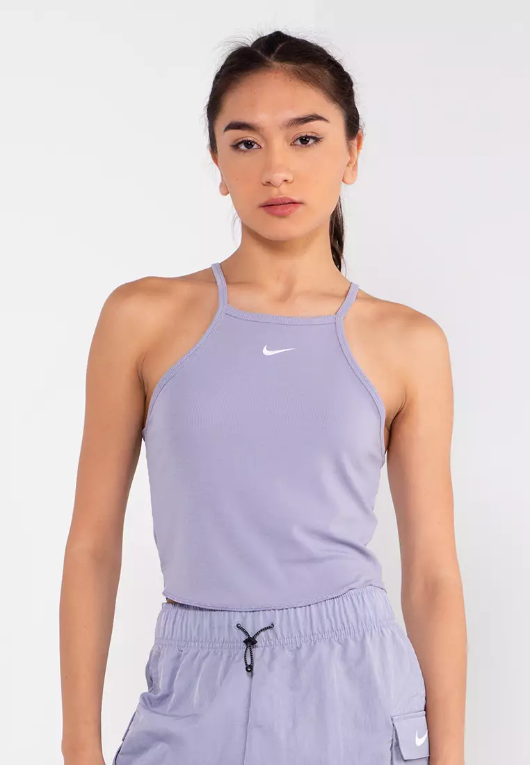 Jual Nike Women's Sportswear Essentials Rib Cami Tank Original 2024