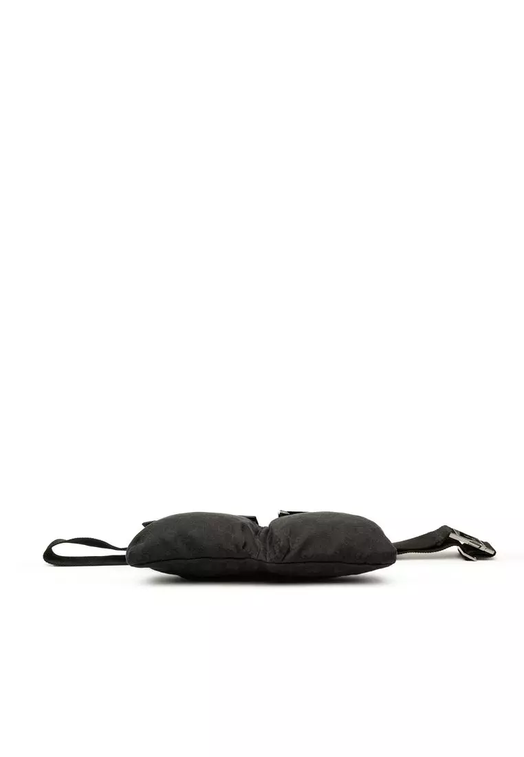 Pre-Loved Gucci Gg Canvas Double Pocket Belt Bag