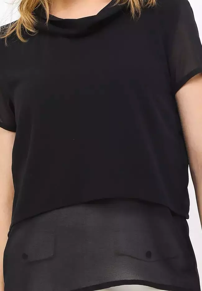 Chanira Piera Blouse-Black