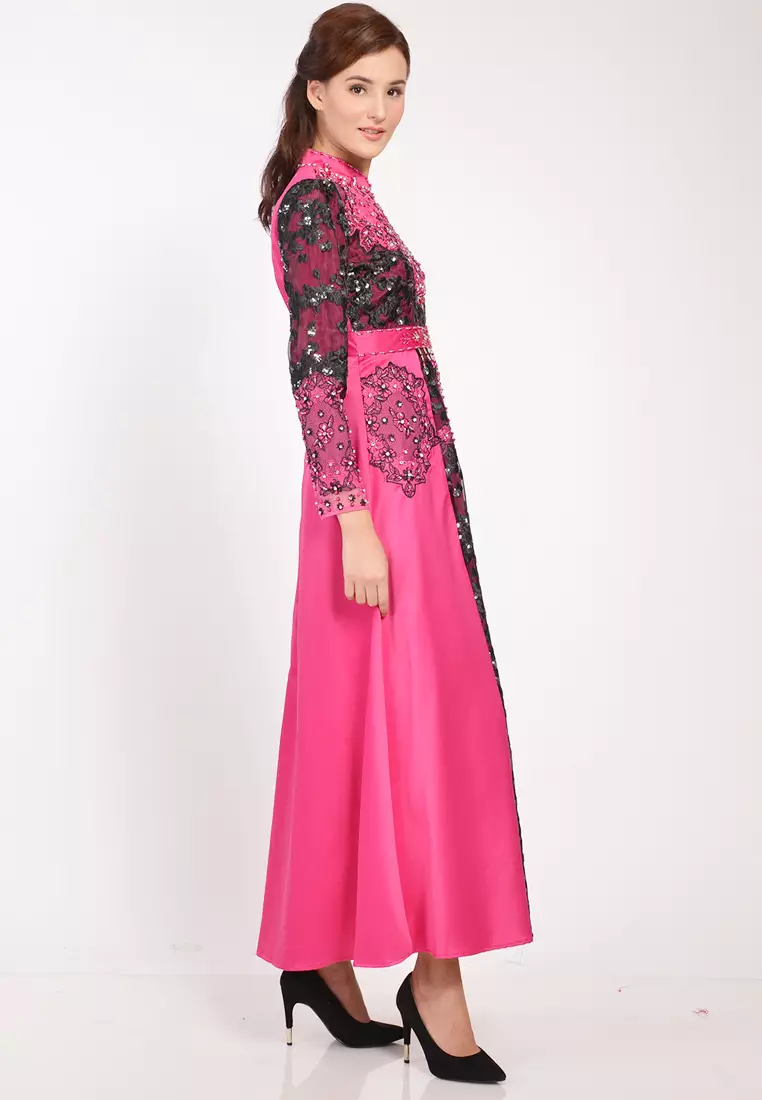 Bibiq Gamis Satin Organza