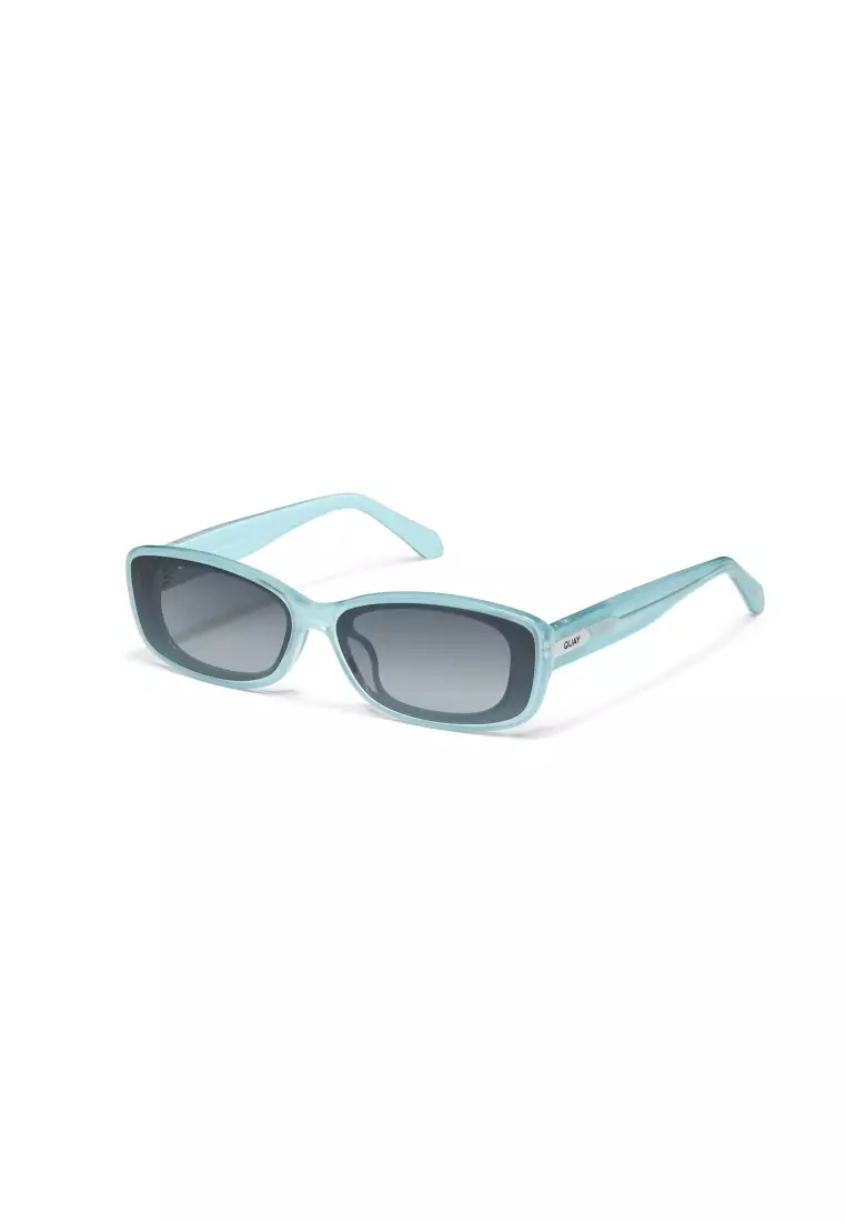 Vibe Check Sunglasses - Mint/Smoke