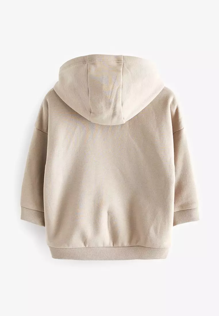 Oversized Zip Through Hoodie