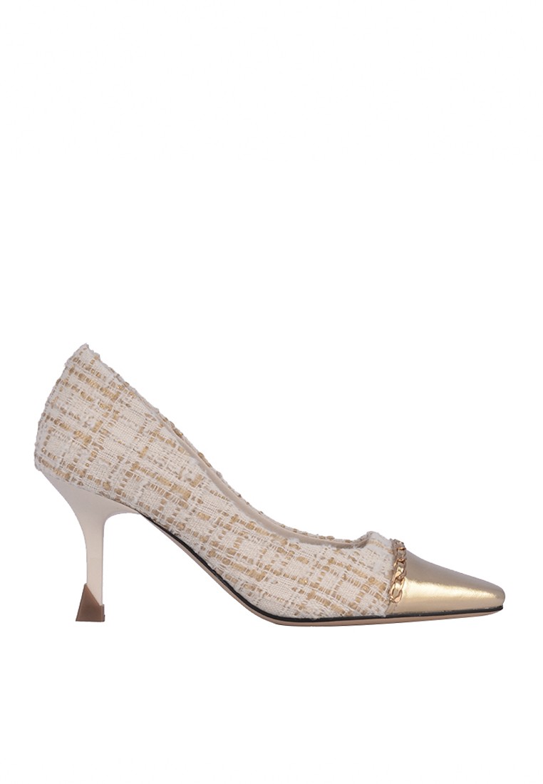 7CM French Checkered Pumps XJ1618-1