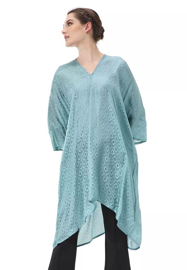 Albertine Tunik Blouse Atasan Kebaya Wanita Simple Design Material Viscose ORIGINAL - Tosca