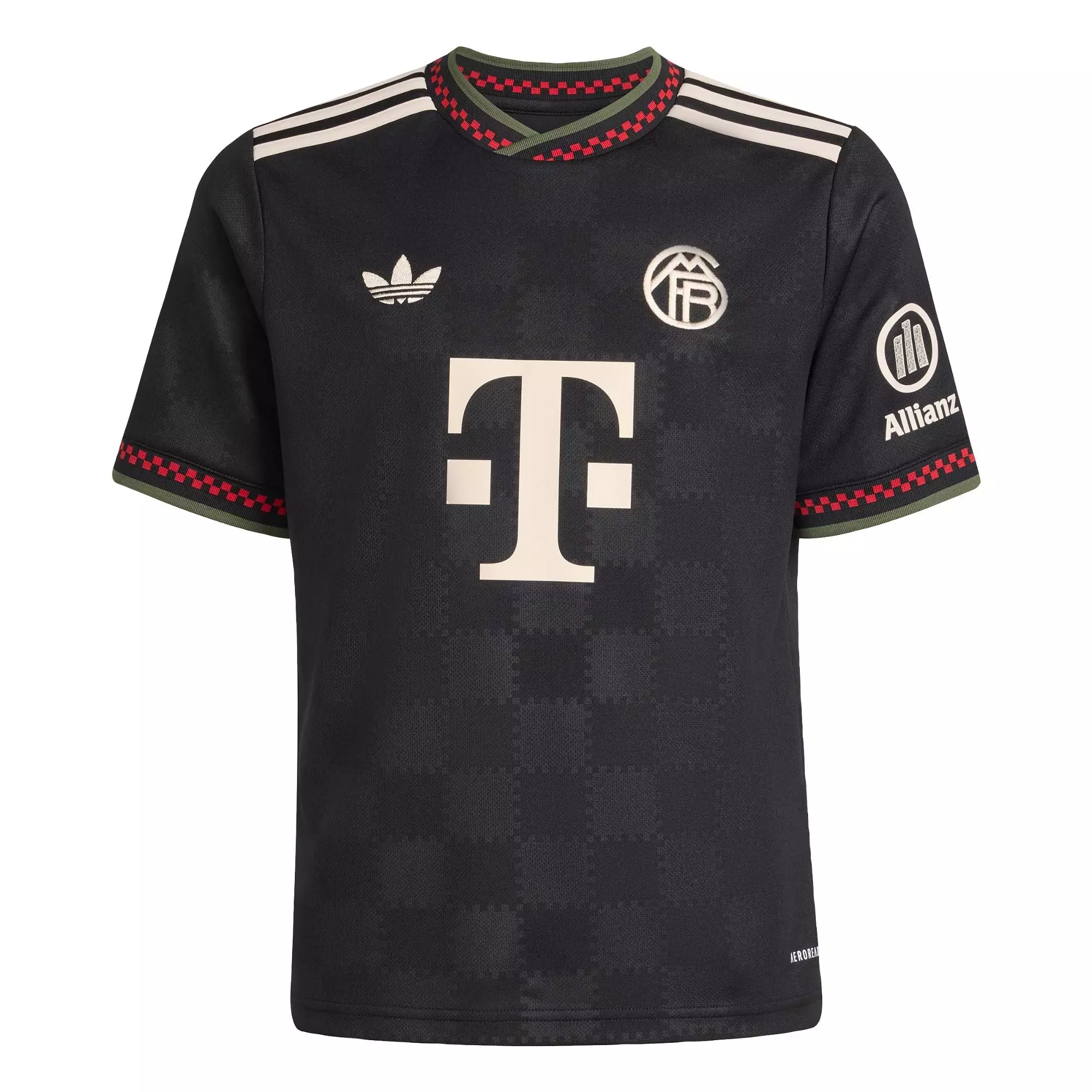 Football FC Bayern 25/26 Third Jersey Unisex Black KE6797