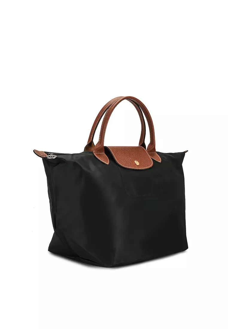 Handbag Sac Longchamp Pliage Noir Taille M Le Pliage Original M